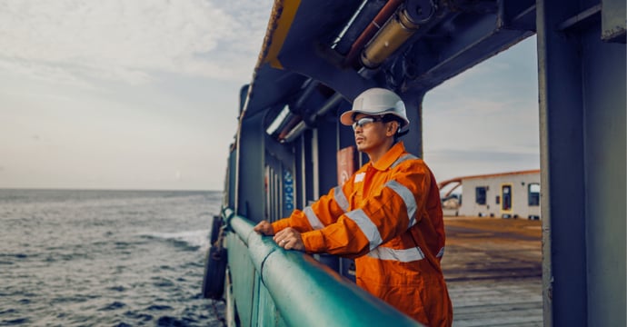 People at sea