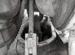 The anchor chain shaft